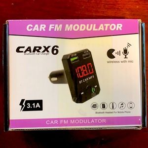 Multifunctional Digital Display Bluetooth Car Charger